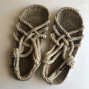 Gurkees Neptune Natural Rope Slide Sandals